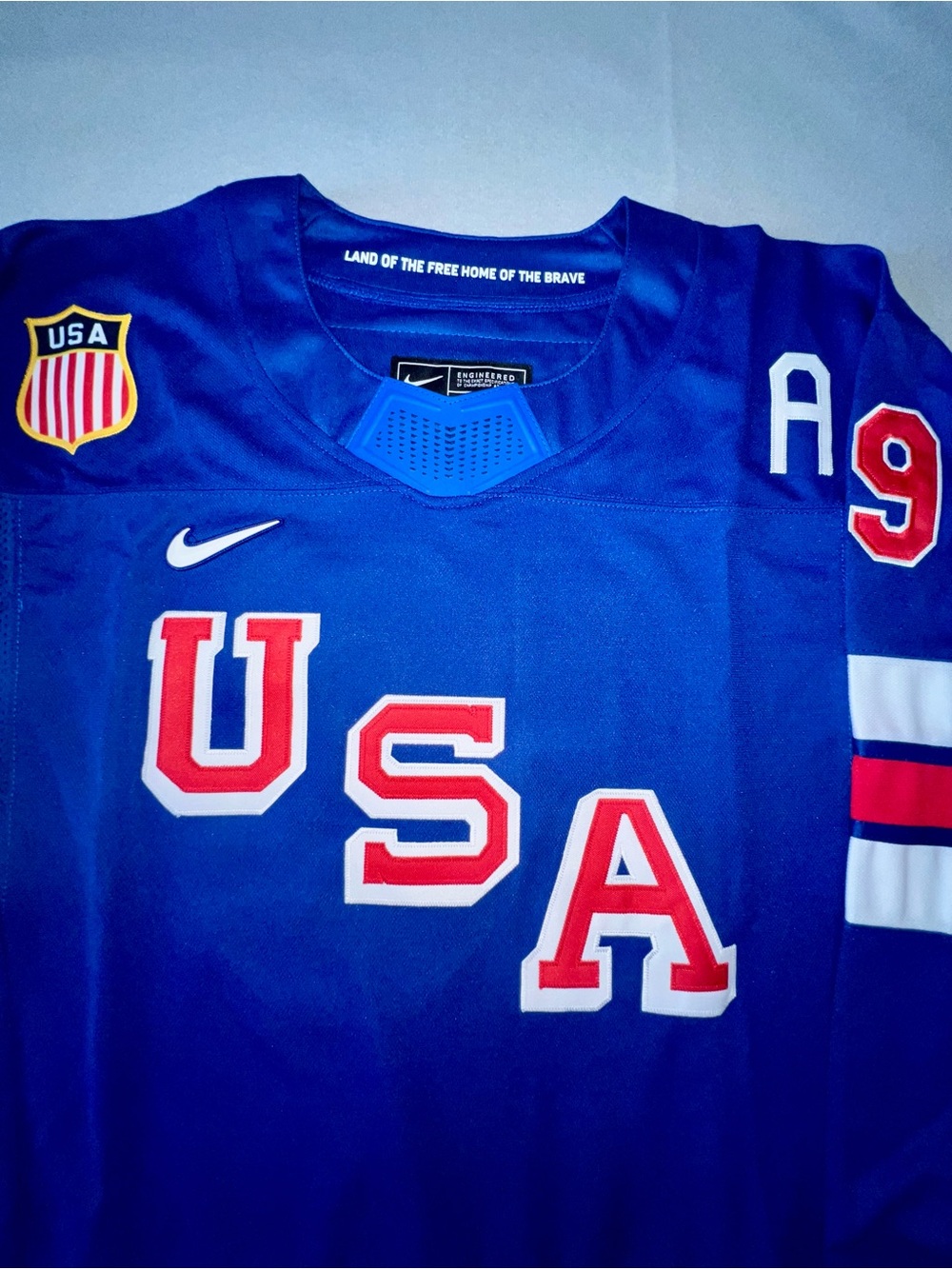 Nike Matthew tkachuk men’s 2026 team USA Olympic hockey jersey blue size large - Picture 6 of 11